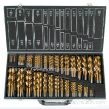 Twist Drill Bit Set med DIN338 Standard